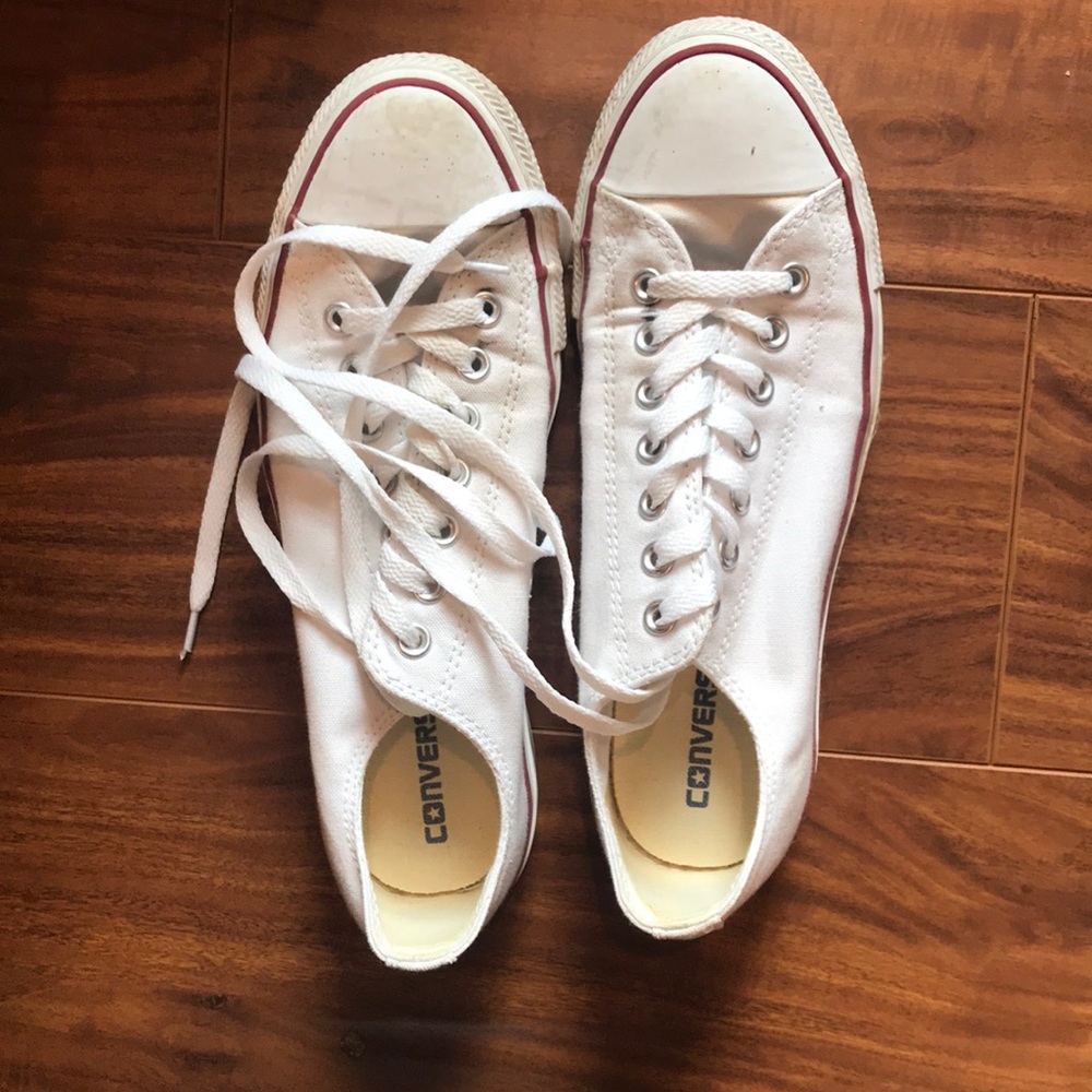 White converse all stars size 11